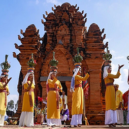 Cultural statue and temple